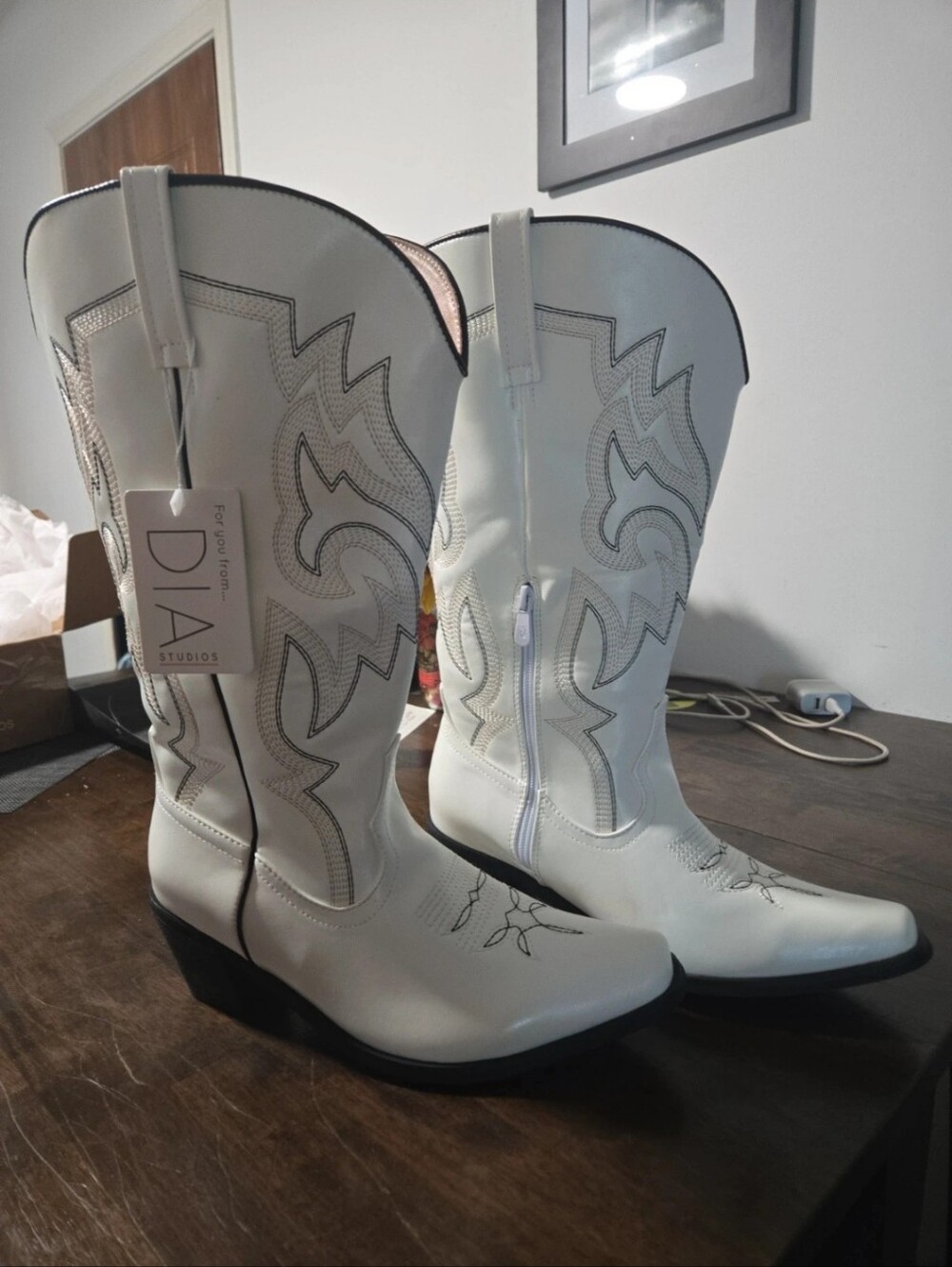 White Western Cowboy Boots for Women